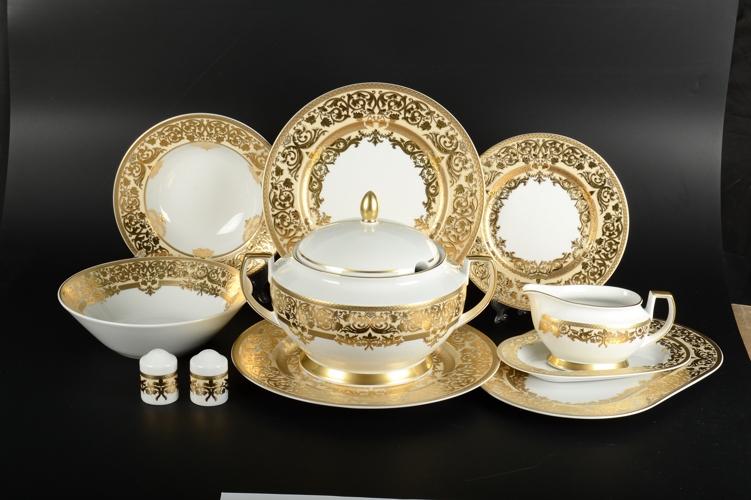 �������� ������ �� 6 ������ Falkenporzellan Natalia creme gold 26 ���������