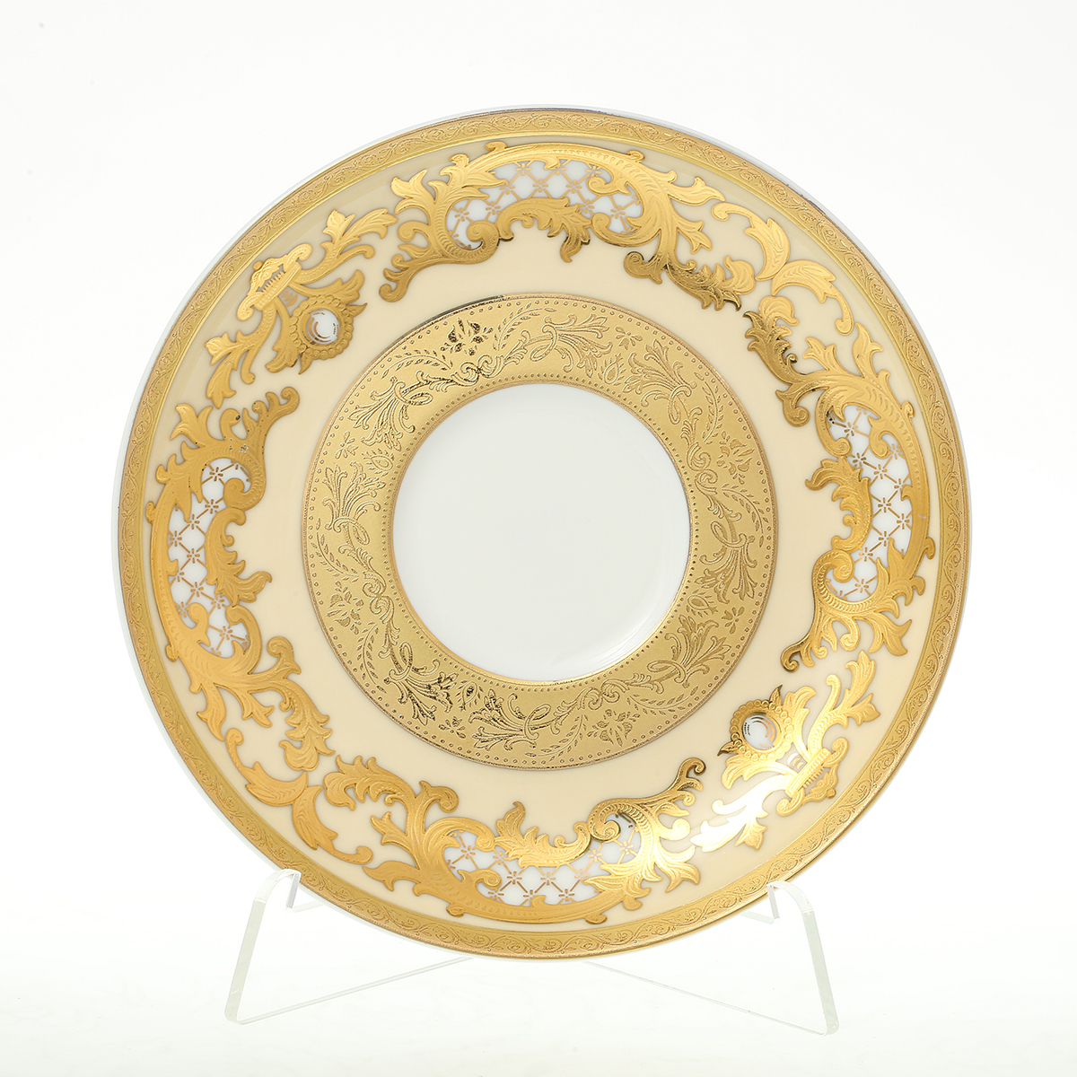   Falkenporzellan Alena 3D Creme Gold 15 (6 )