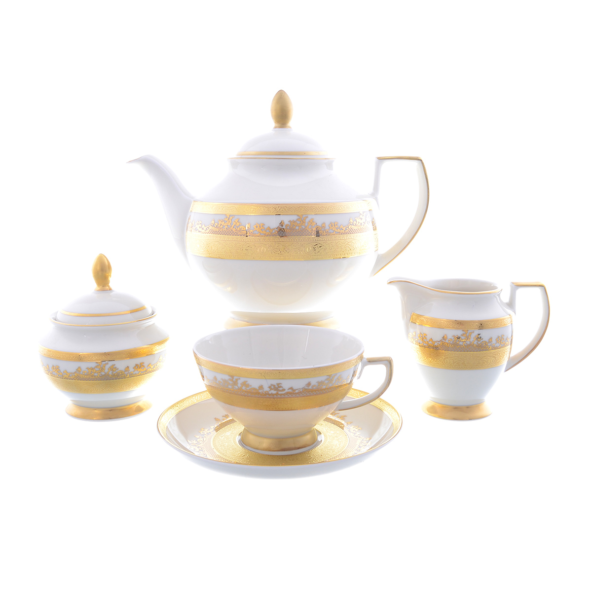 Чайный сервиз Falkenporzellan Cream Gold 6 персон 17 предметов артикул G37513