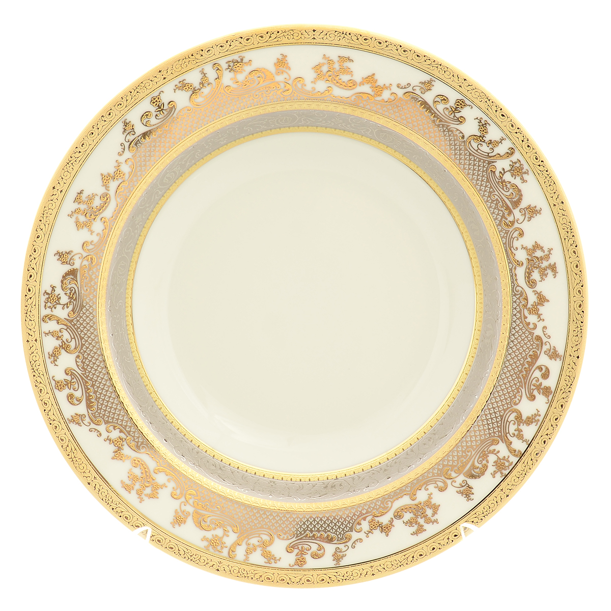 Набор глубоких тарелок Falkenporzellan Cream Gold 23см (6 шт)