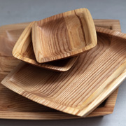 Деревянные тарелки