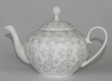 Чайник 1,5 л, декор Джулия ГРЭЙ, фарфор Hatori (Freydis) - Австрия
