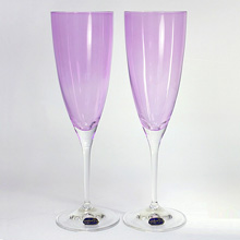 Кейт бокал для шампанского 220 мл. (2шт) фиолетовый
