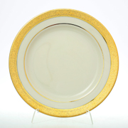 Набор тарелок, немецкий фарфор, 20 см Crem Gold 3064 (6 шт)
