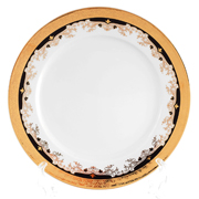 Набор тарелок Thun Кристина Черная Лилия 21см (6 шт) код 2000157260010