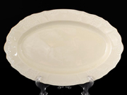 Блюдо овальное Bernadotte Белый узор Be-Ivory 36 см