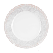 Набор тарелок Thun Яна Серый мрамор с розовым кантом 26см(6 шт) код 2000988661369