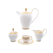 �������� ������ �� 6 ������ Falkenporzellan Maxim round- Lillet Gold 9 ���������