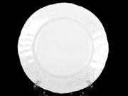 Набор тарелок на 6 персон 17 см Бернадотт Платиновый узор 32021 Чехия