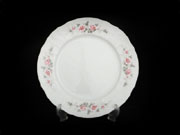 Набор тарелок на 6 персон 17 см Бернадотт Бледная роза Платина 96021 Чехия