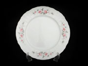 Набор тарелок на 6 персон 19 см Бернадотт Бледная роза Платина 96021 Чехия