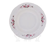 Набор глубоких тарелок на 6 персон 23 см Бернадотт Бледная роза Платина 96021 Чехия