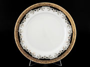 Набор тарелок на 6 персон 25 см Тхун Кристина Черная Лилия 8700202 Чехия