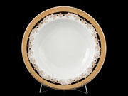 Набор глубоких тарелок на 6 персон 22 см Тхун Кристина Черная Лилия 8700202 Чехия