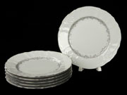 Набор тарелок на 6 персон 17 см Бернадотт Тонкое кружево 5763021 Чехия