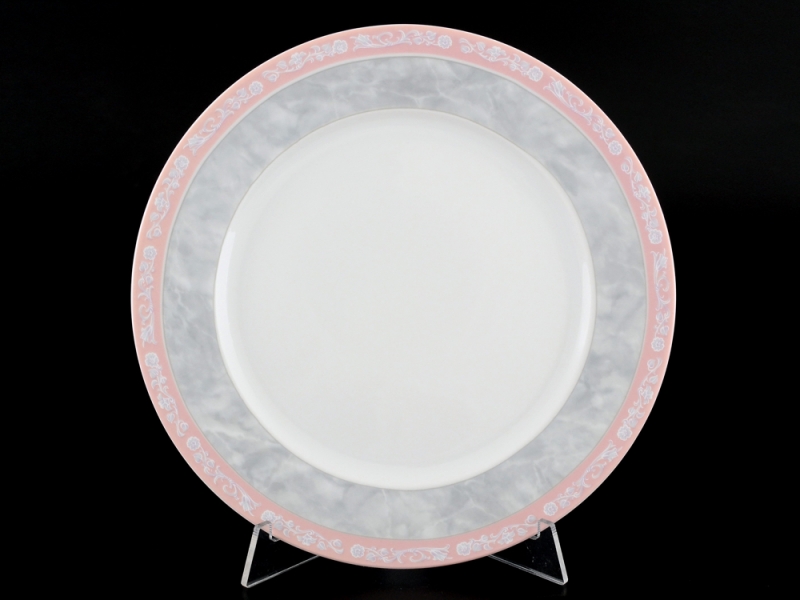 Набор тарелок на 6 персон 21 см Тхун Яна Серый мрамор Чехия