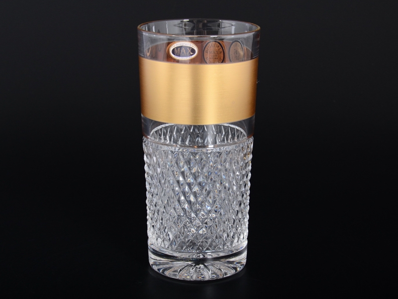 Набор стаканов для воды 350 мл Max Crystal Золото (6 шт) артикул G28223