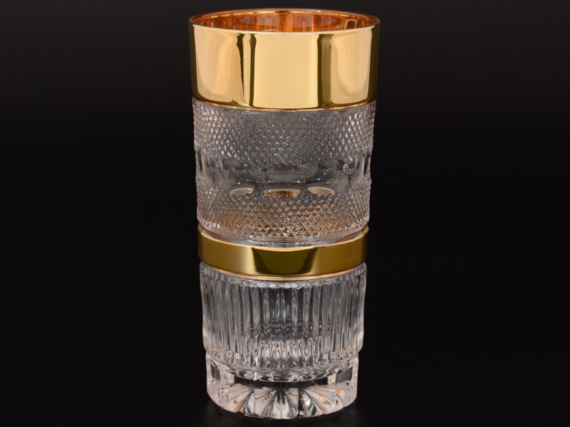Набор стаканов для воды 350 мл Max Crystal Золото (6 шт) артикул G30399